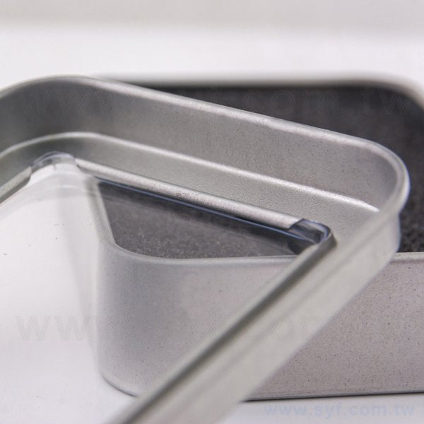 開窗迷你扁方盒-聖橋亞企業有限公司-馬口鐵禮物盒-客製化禮贈品包裝盒