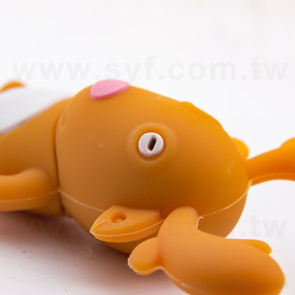 隨身碟-造型USB禮贈品-麋鹿公仔矽膠隨身碟-客製隨身碟容量-採購訂製推薦禮品