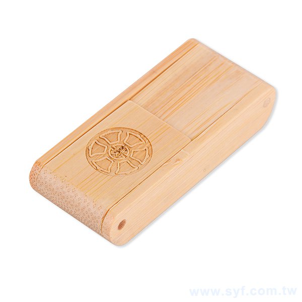 環保隨身碟-原木旋轉式USB-客製隨身碟容量-採購訂製印刷推薦禮品