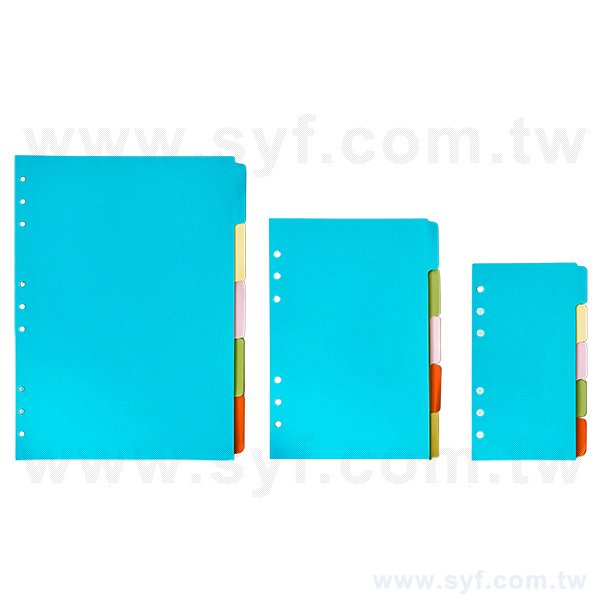 25K/32K/48K工商日誌-萬用手冊彩色厚卡紙隔板-工商日誌配件內頁客製化禮贈品