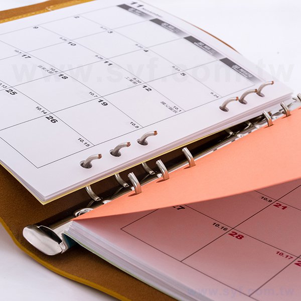 25K/32K/48K工商日誌-萬用手冊彩色厚卡紙隔板-工商日誌配件內頁客製化禮贈品