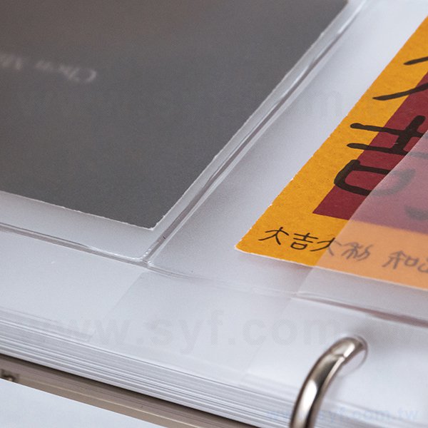 25K/32K/48K工商日誌-萬用手冊6孔多功能透明資料袋-工商日誌配件客製化禮品