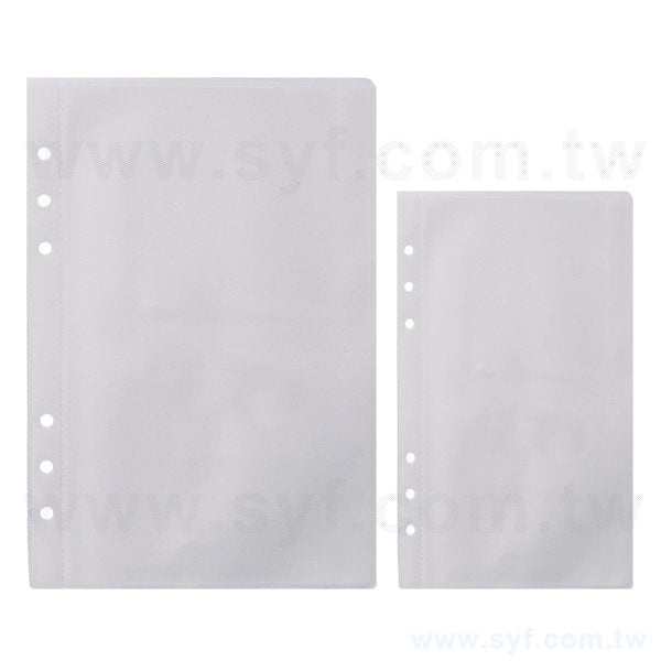 25K/32K/48K工商日誌-萬用手冊6孔多功能透明資料袋-工商日誌配件客製化禮品