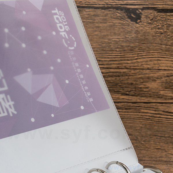 25K/32K/48K工商日誌-萬用手冊6孔多功能透明資料袋-工商日誌配件客製化禮品
