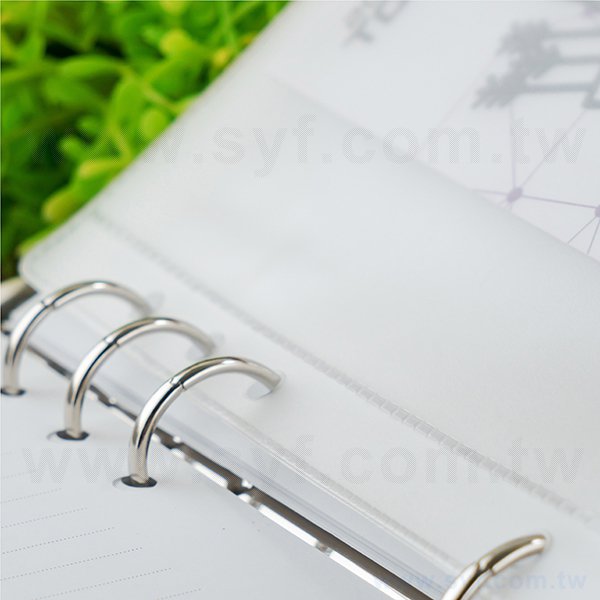 25K/32K/48K工商日誌-萬用手冊6孔多功能透明資料袋-工商日誌配件客製化禮品