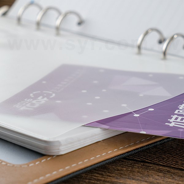 25K/32K/48K工商日誌-萬用手冊6孔多功能透明資料袋-工商日誌配件客製化禮品