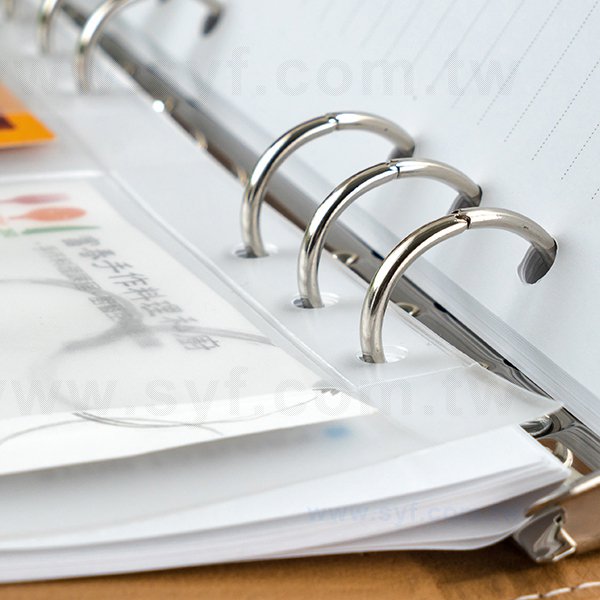 25K/32K/48K工商日誌-萬用手冊6孔多功能透明資料袋-工商日誌配件客製化禮品