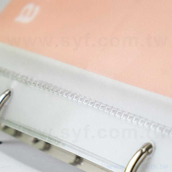 25K/32K/48K工商日誌-萬用手冊6孔多功能透明拉鍊袋-工商日誌配件客製化禮品