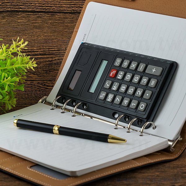 25K/32K/48K15.7 x 8.6 cm計算機-萬用手冊6孔攜帶式計算機-工商日誌配件客製化禮品