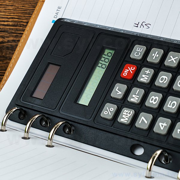 25K/32K/48K15.7 x 8.6 cm計算機-萬用手冊6孔攜帶式計算機-工商日誌配件客製化禮品