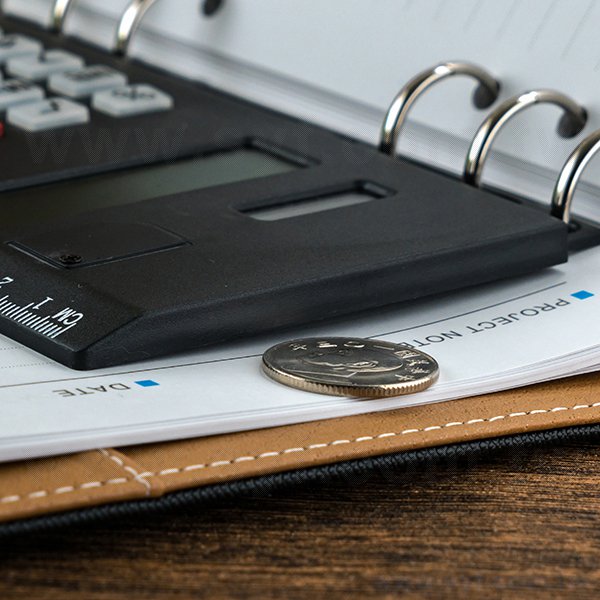 25K/32K/48K計算機8.9x17.2cm -萬用手冊6孔攜帶式計算機-工商日誌配件客製化禮品