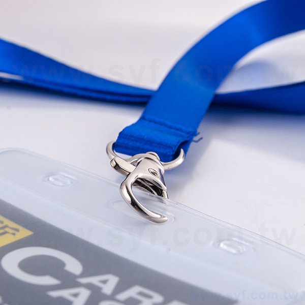 識別證帶-寬1.5cm龍蝦扣頭識別證帶-可單色/雙色印刷-會展宣傳禮贈品