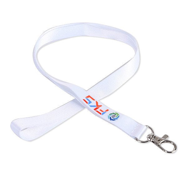 識別證帶-寬1.5cm龍蝦扣頭識別證帶-可單色/雙色印刷-會展宣傳禮贈品