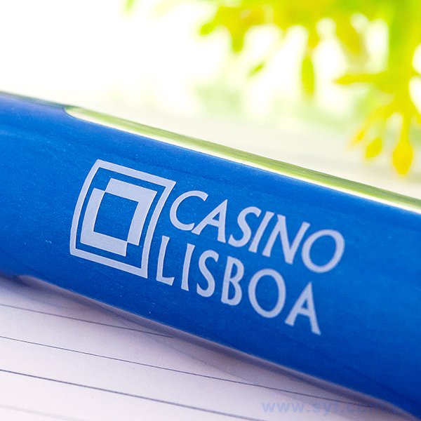 造型廣告筆-777按壓窗口筆管禮品-單色原子筆-採購客製印刷贈品筆