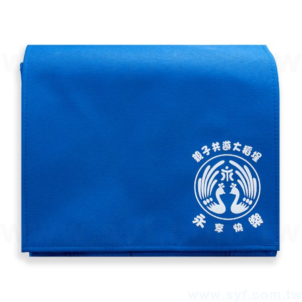 學校中書包-20x6單面單色印刷-特多龍材質製作-學校紀念品防水書包推薦