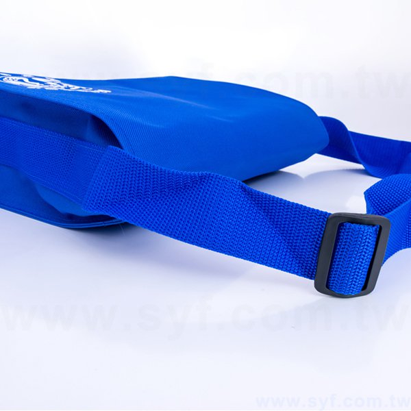 學校中書包-20x6單面單色印刷-特多龍材質製作-學校紀念品防水書包推薦