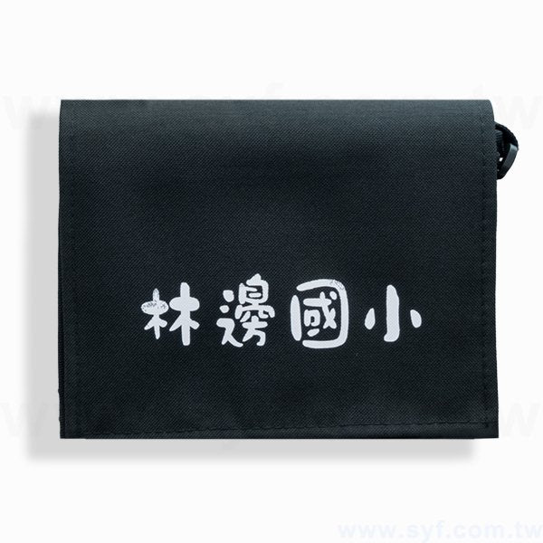 防水小書包-13.5x9單面單色網版-特多龍布料製作-學校紀念品客製印刷書包