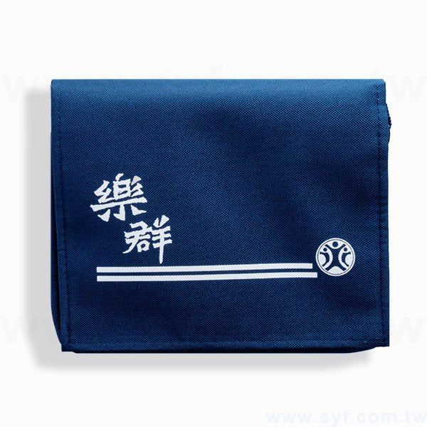 防水中書包-20x6單面單色印刷-特多龍材質製作-學校紀念品防水書包推薦