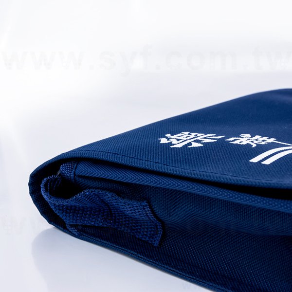 防水中書包-20x6單面單色印刷-特多龍材質製作-學校紀念品防水書包推薦