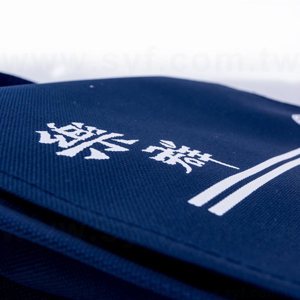 防水中書包-20x6單面單色印刷-特多龍材質製作-學校紀念品防水書包推薦