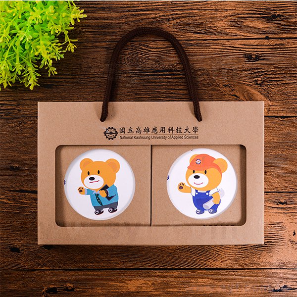 圓形陶瓷杯墊組-高應大直徑11cm吸水杯墊-一組四入-可客製化印刷LOGO