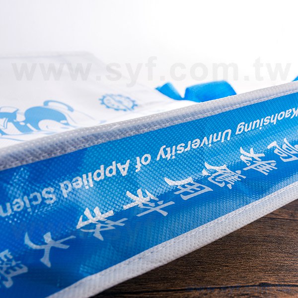 不織布防水袋-拼接布編單色印刷-防水覆膜袋-採購推薦客製防水包