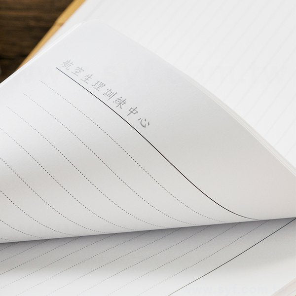 25K工商日誌燙金-拼接二色磁扣式活頁筆記本-可訂製內頁及客製化印LOGO