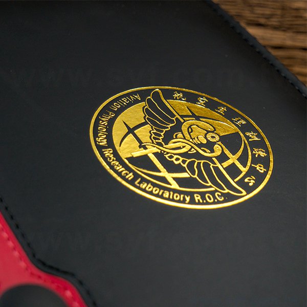 25K工商日誌燙金-拼接二色磁扣式活頁筆記本-可訂製內頁及客製化印LOGO