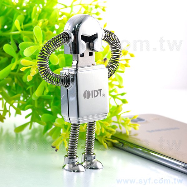 隨身碟-隨身碟禮贈品-機器人造型USB-金屬隨身碟-採購批發推薦禮品