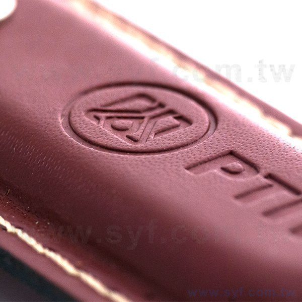 皮製隨身碟-時尚皮革USB-金屬皮環革材質隨身碟-訂製印刷推薦禮品