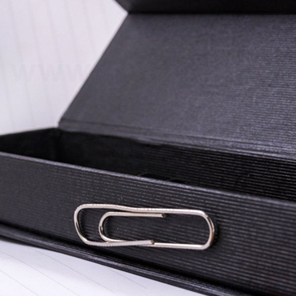 精美磁吸式質感禮品筆盒-精品包裝盒內附筆繩-可客製化加印LOGO