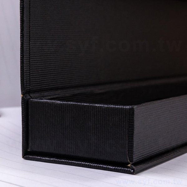 精美磁吸式質感禮品筆盒-精品包裝盒內附筆繩-可客製化加印LOGO