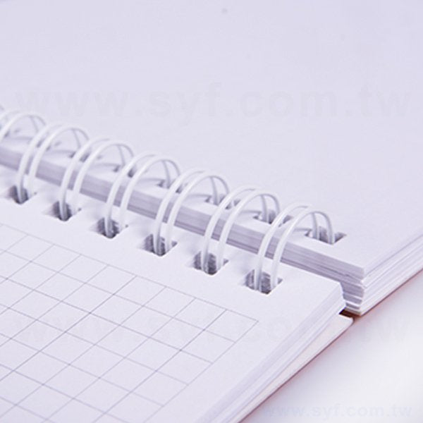 上翻-環裝-白色雙線圈