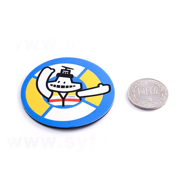 圓形軟磁鐵50mm-學校文宣活動推廣軟磁鐵製作-廣告磁鐵印刷