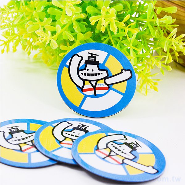 圓形軟磁鐵50mm-學校文宣活動推廣軟磁鐵製作-廣告磁鐵印刷