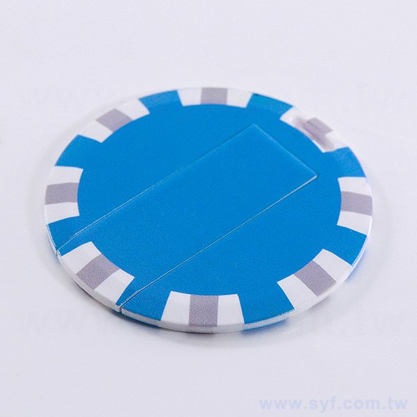 籌碼造型塑膠隨身碟-翻轉式USB-塑膠印刷隨身碟-客製隨身碟容量