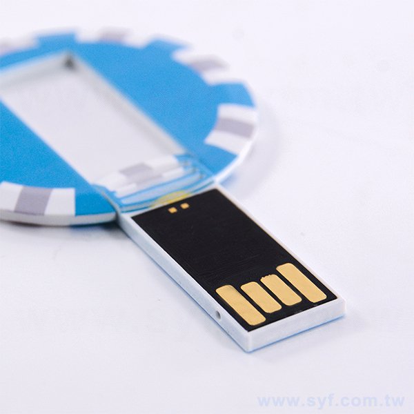 籌碼造型塑膠隨身碟-翻轉式USB-塑膠印刷隨身碟-客製隨身碟容量