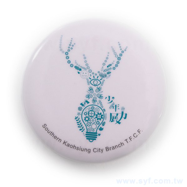 別針胸章-58mm圓形亮膜-少年展力胸章製作-學校企業禮贈品客製化胸章設計
