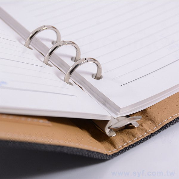 時尚設計工商日誌-三折式側扣活頁筆記本