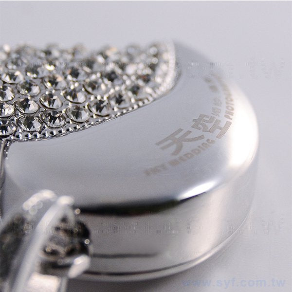 奢華鑲鑽愛心隨身碟