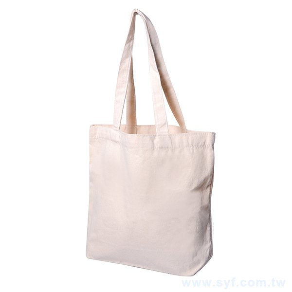 托特包-12安-單面單色-內袋&釦帶