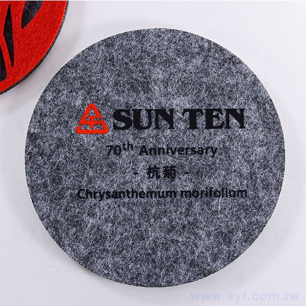 羊毛氈吸水杯墊