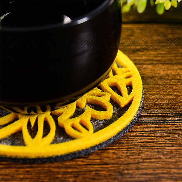 羊毛氈吸水杯墊