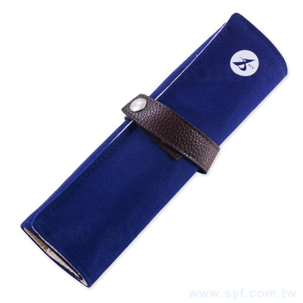 經典帆布筆袋-卷軸式筆袋加釦