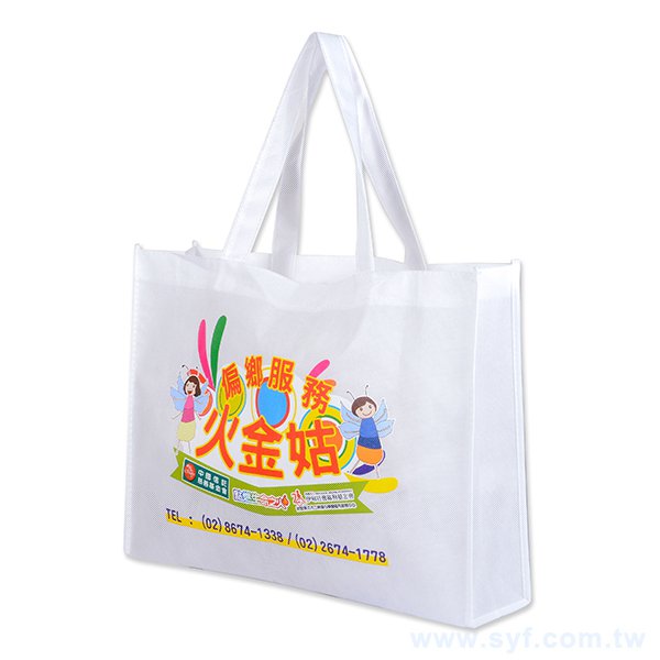 不織布環保袋-雙面彩色熱轉印