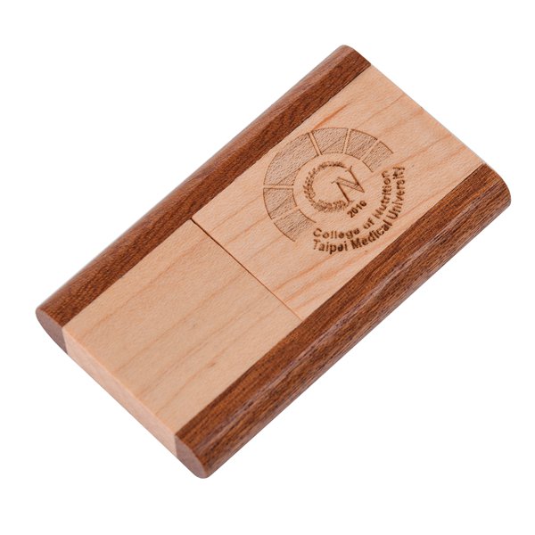 環保隨身碟-原木禮贈品USB-木製翻轉隨身碟-客製隨身碟容量-採購訂製印刷推薦禮品