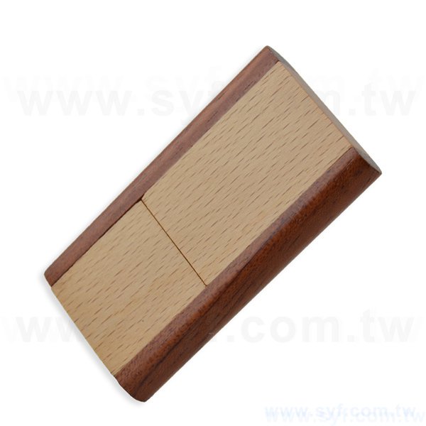 環保隨身碟-原木禮贈品USB-木製翻轉隨身碟-客製隨身碟容量-採購訂製印刷推薦禮品