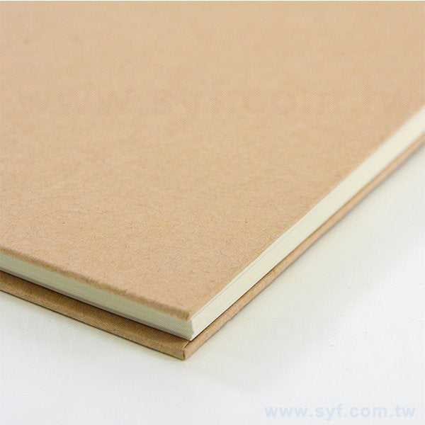 簡約牛皮打凸環裝筆記本