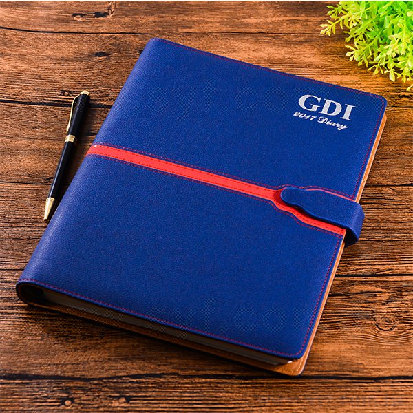 25K商務活頁日誌-燙銀磁扣-客製LOGO