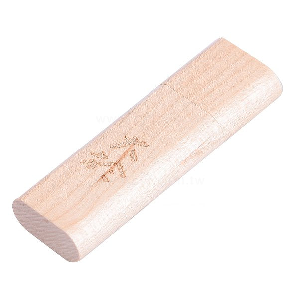 環保隨身碟-原木禮贈品USB-木製開蓋隨身碟-客製隨身碟容量-採購訂製印刷